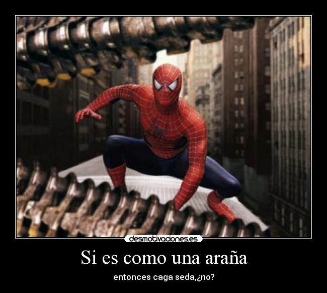 carteles spiderman desmotivaciones