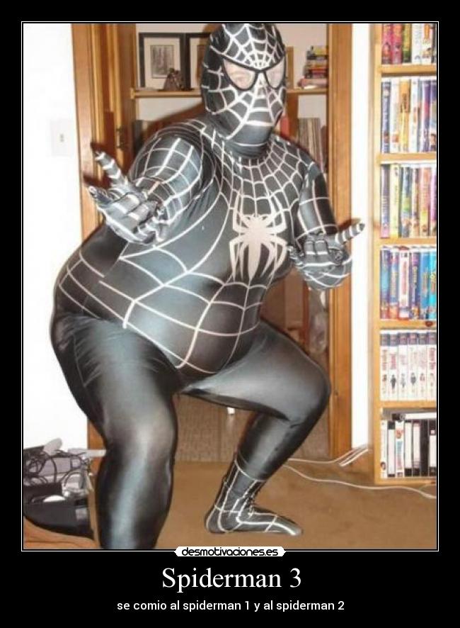 Spiderman 3 - se comio al spiderman 1 y al spiderman 2