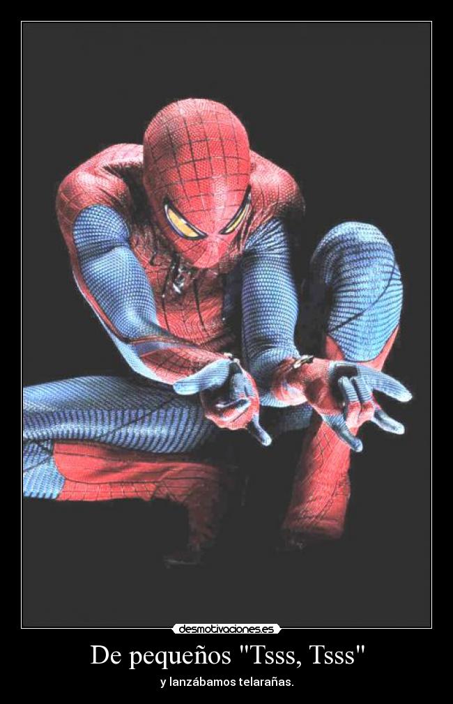 carteles jugar spiderman desmotivaciones