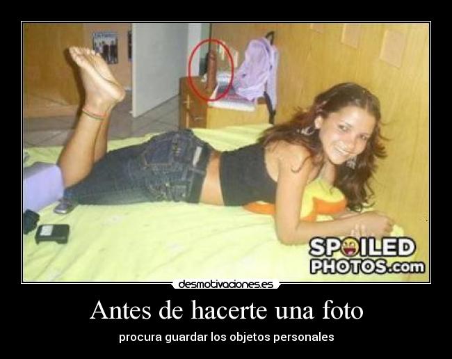 Antes de hacerte una foto -