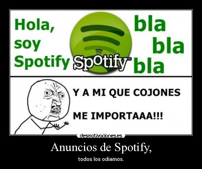 Anuncios de Spotify, - 
