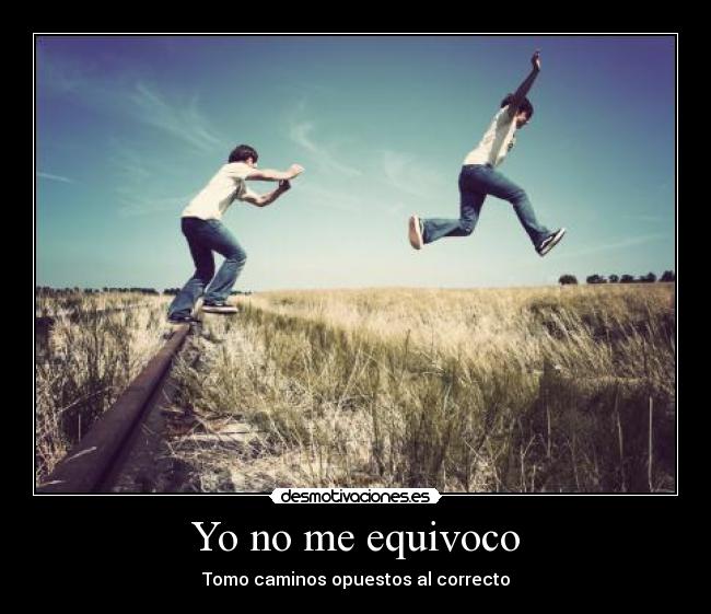 carteles equivocarse desmotivaciones