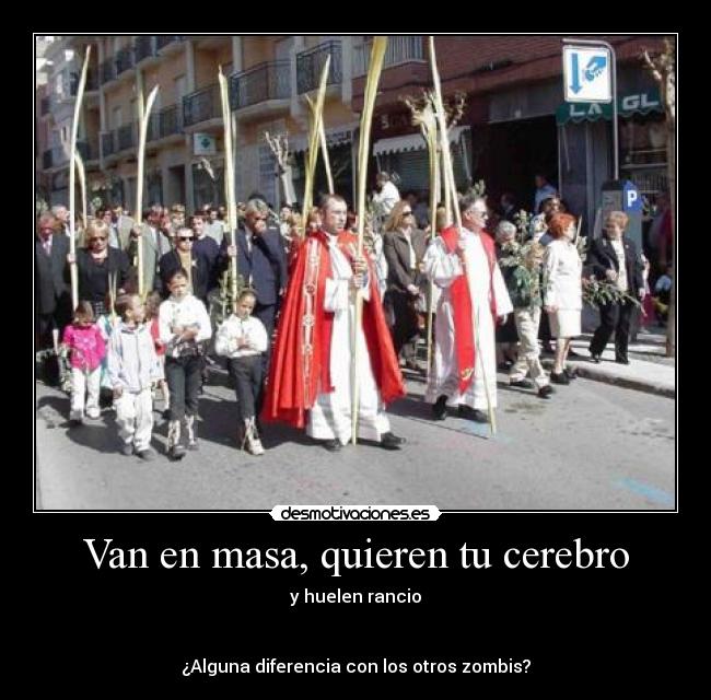 Van en masa, quieren tu cerebro - 