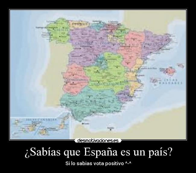 ¿Sabías que España es un país? -