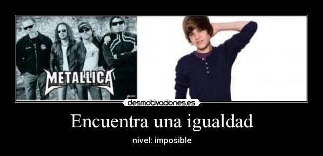 Encuentra una igualdad - 