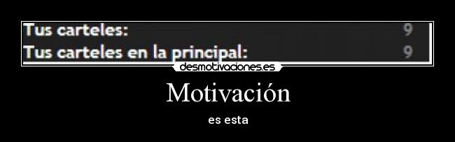 Motivación -