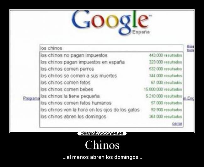 Chinos -