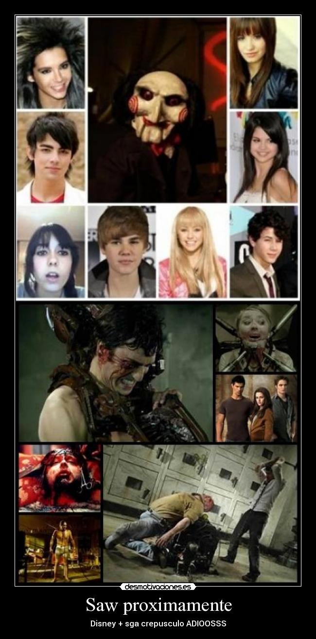 Saw proximamente - Disney + sga crepusculo ADIOOSSS