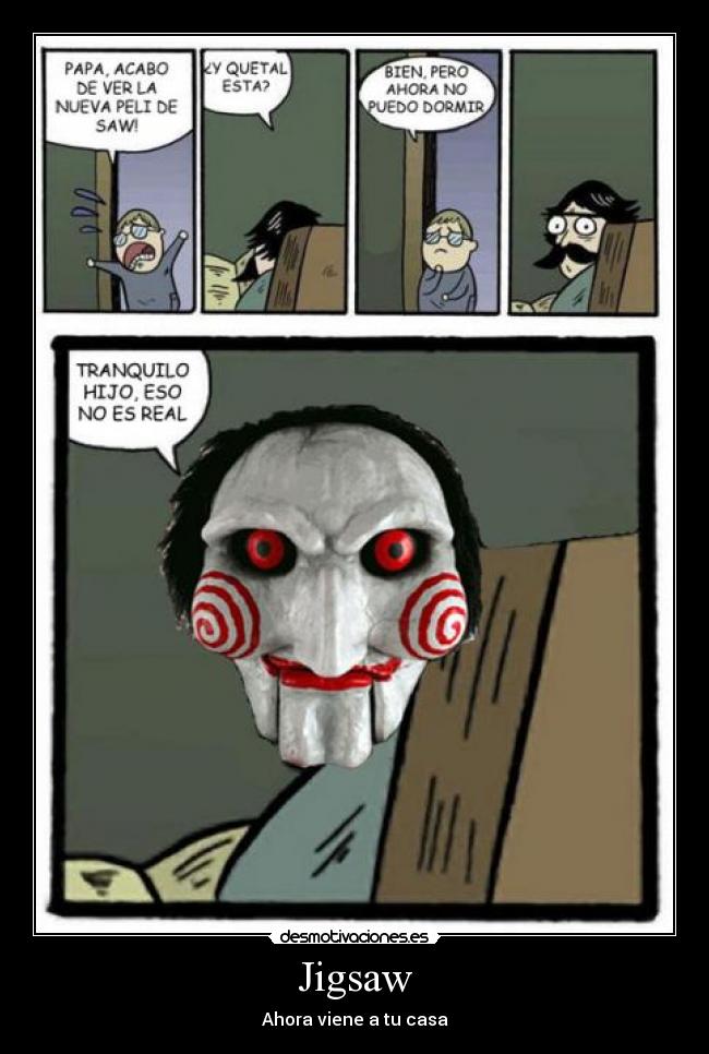 carteles jigsaw staredad desmotivaciones