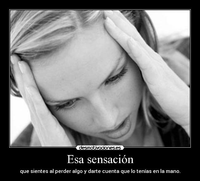 Esa sensación - 