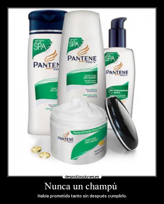 Nunca un champú  - 