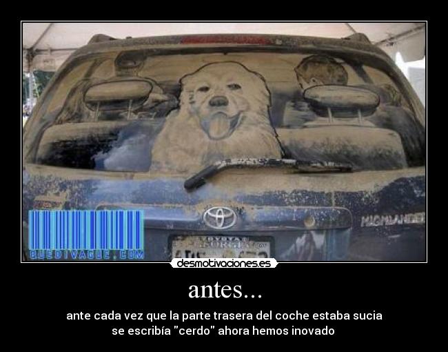 antes... -