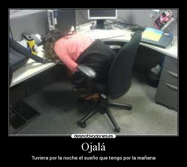 Ojalá - Tuviera por la noche el sueño que tengo por la mañana