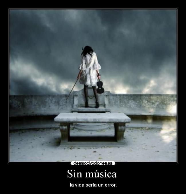 Sin música -