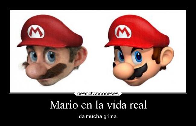 Mario en la vida real -