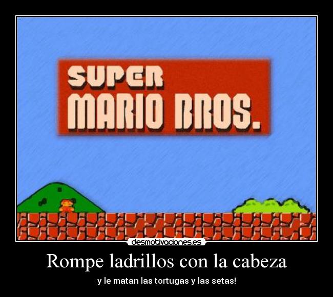 Rompe ladrillos con la cabeza -