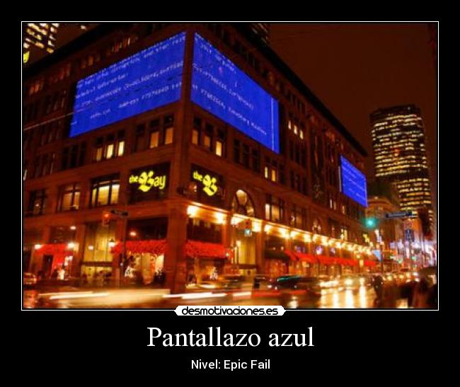 Pantallazo azul -