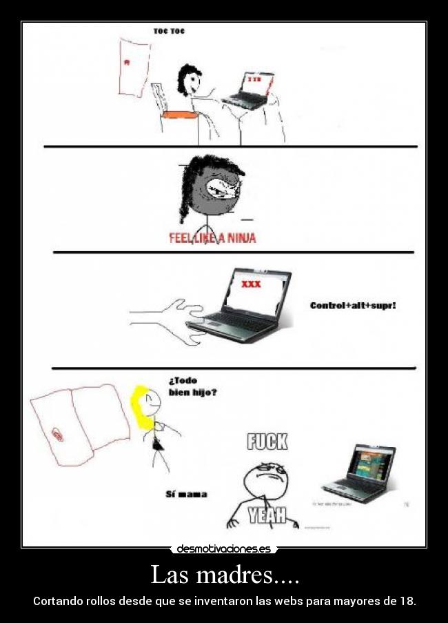 Las madres.... - Cortando rollos desde que se inventaron las webs para mayores de 18.