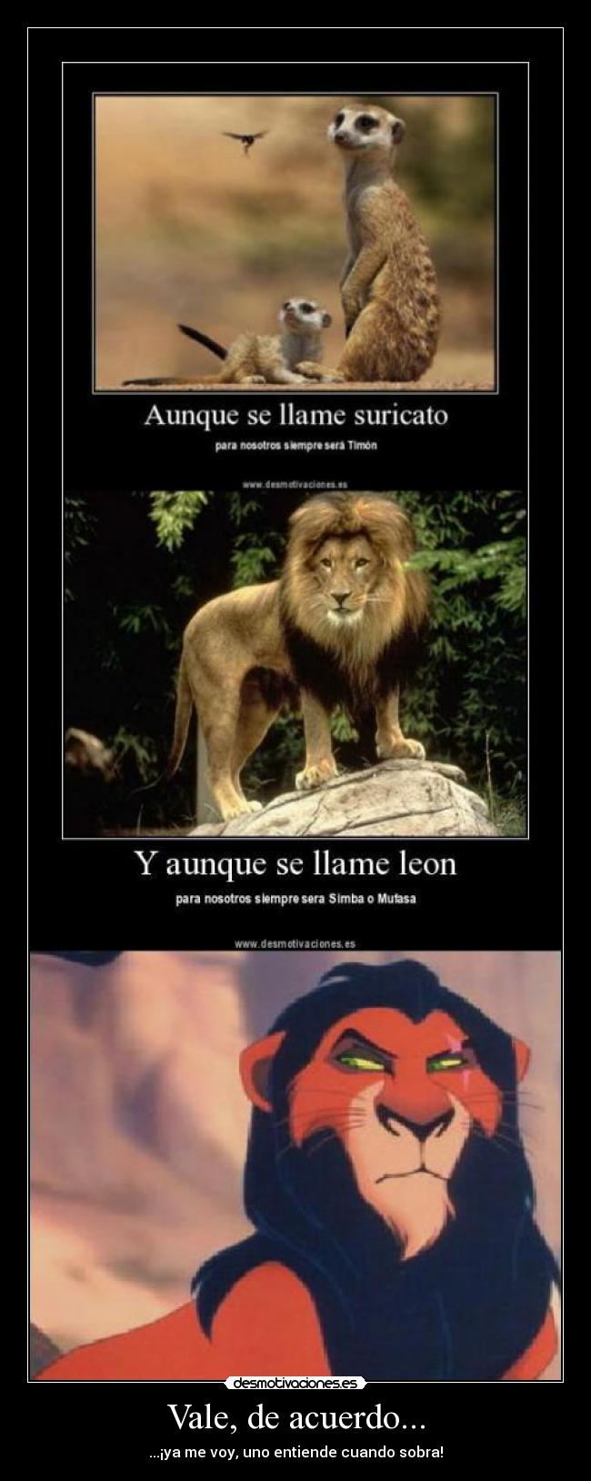 carteles scar rey leon forever alone desmotivaciones