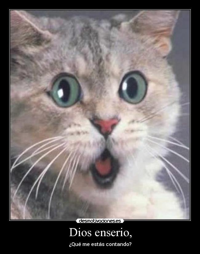 Dios enserio, - 