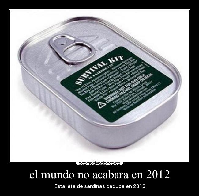el mundo no acabara en 2012 -