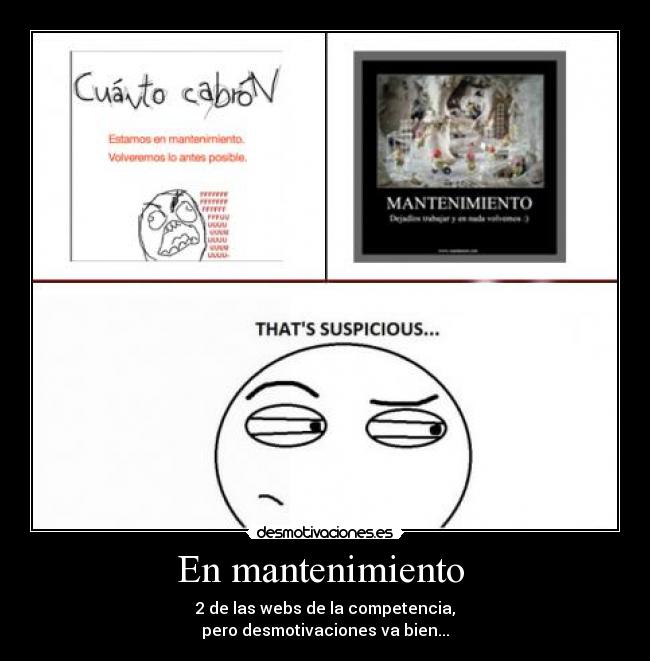 En mantenimiento  - 
