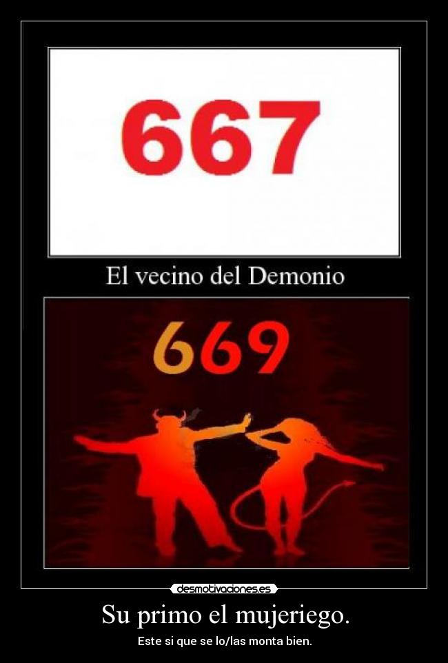 Su primo el mujeriego. - 