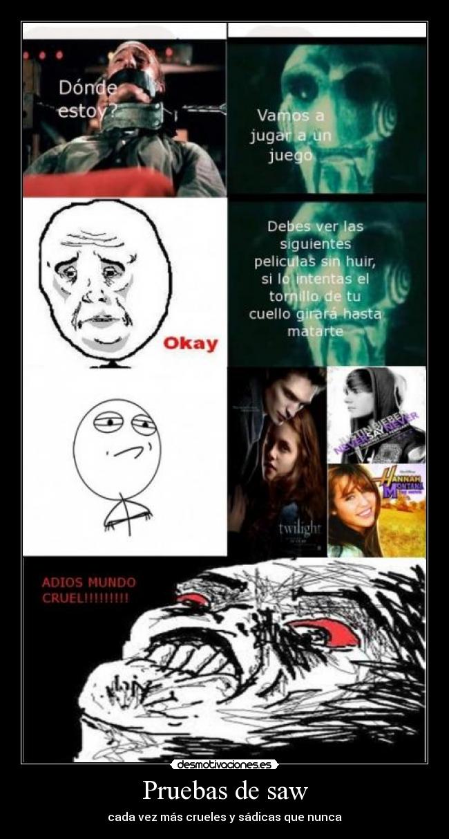Pruebas de saw - 