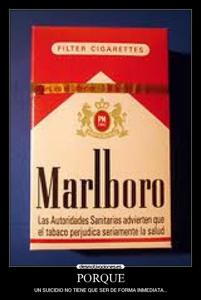 PORQUE - UN SUICIDIO NO TIENE QUE SER DE FORMA INMEDIATA...