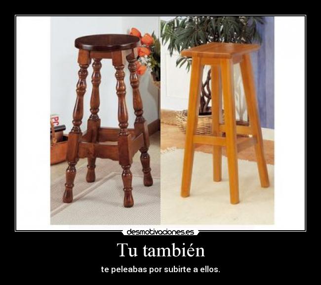 Tu también - te peleabas por subirte a ellos.
