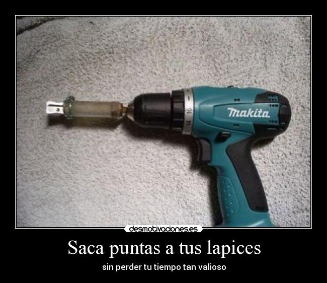 Saca puntas a tus lapices - sin perder tu tiempo tan valioso