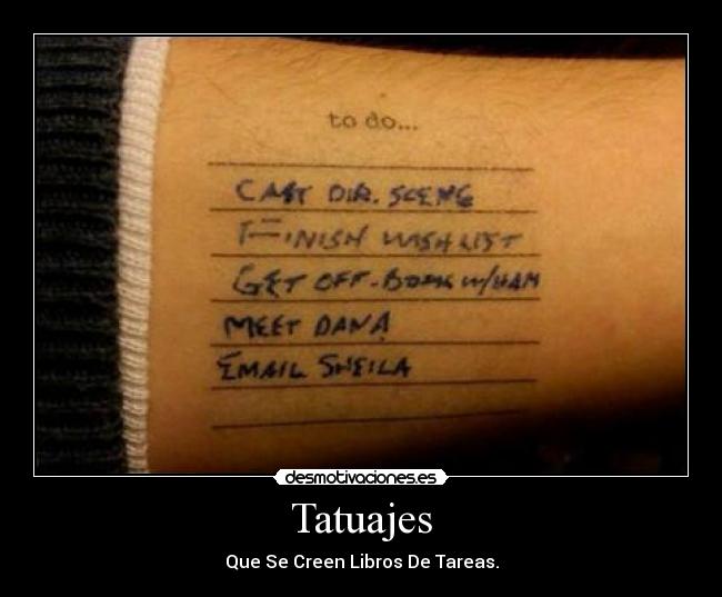 Tatuajes -