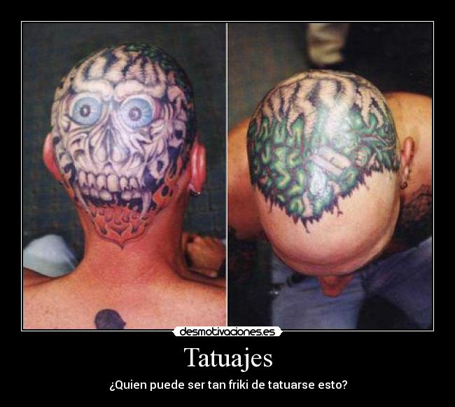 Tatuajes - ¿Quien puede ser tan friki de tatuarse esto?
