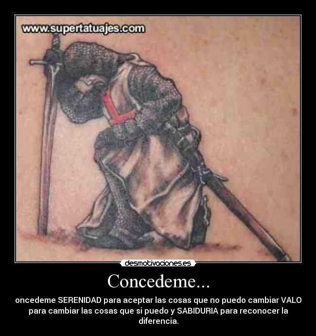 Concedeme... -