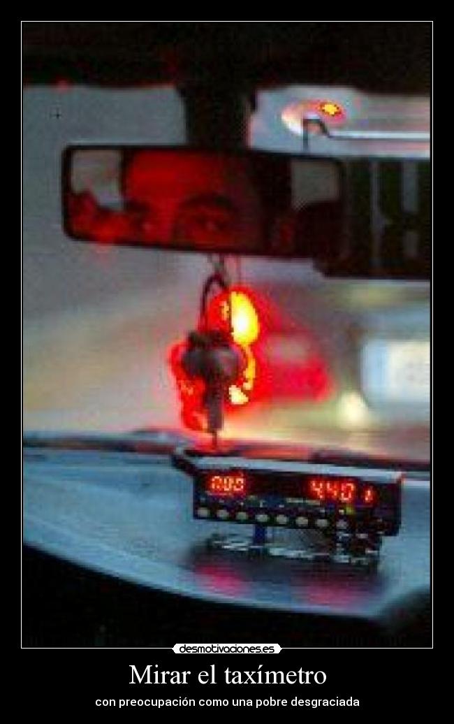 Mirar el taxímetro - 