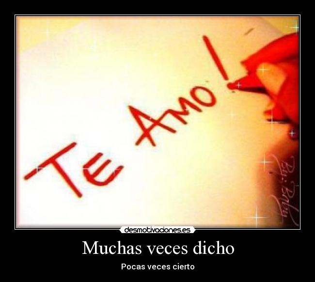Muchas veces dicho -