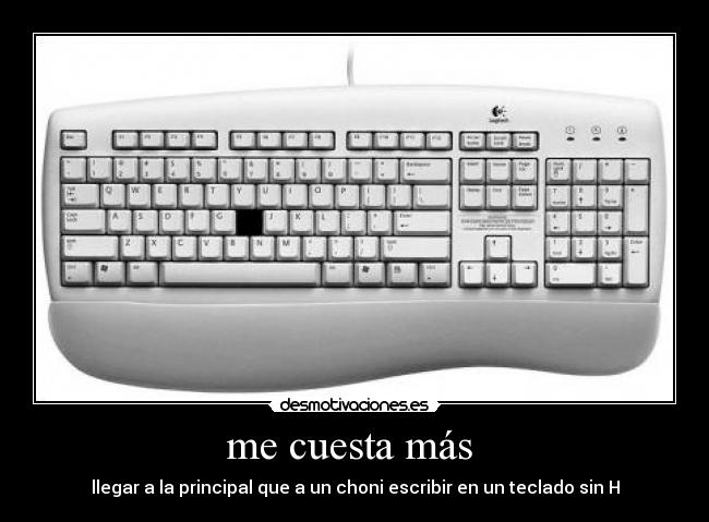 carteles choni teclado desmotivaciones