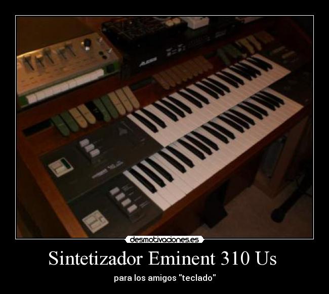 Sintetizador Eminent 310 Us  - para los amigos teclado