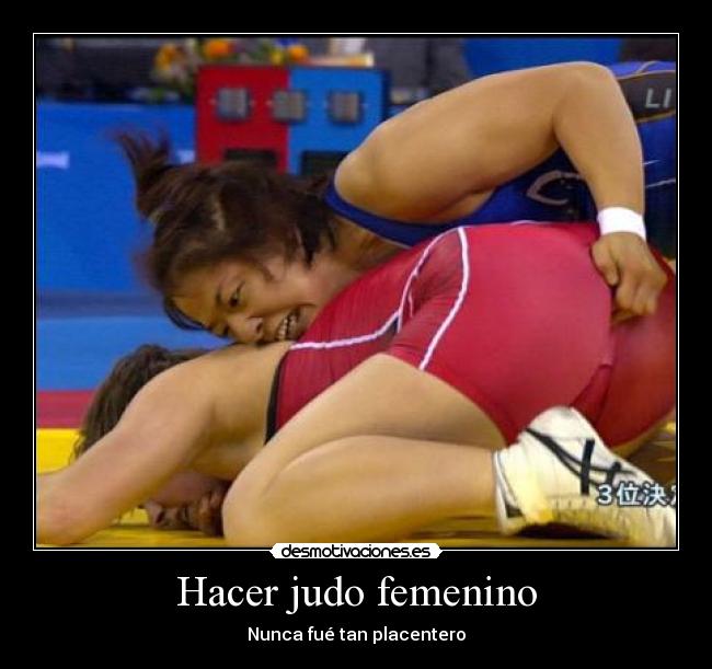 Hacer judo femenino - Nunca fué tan placentero