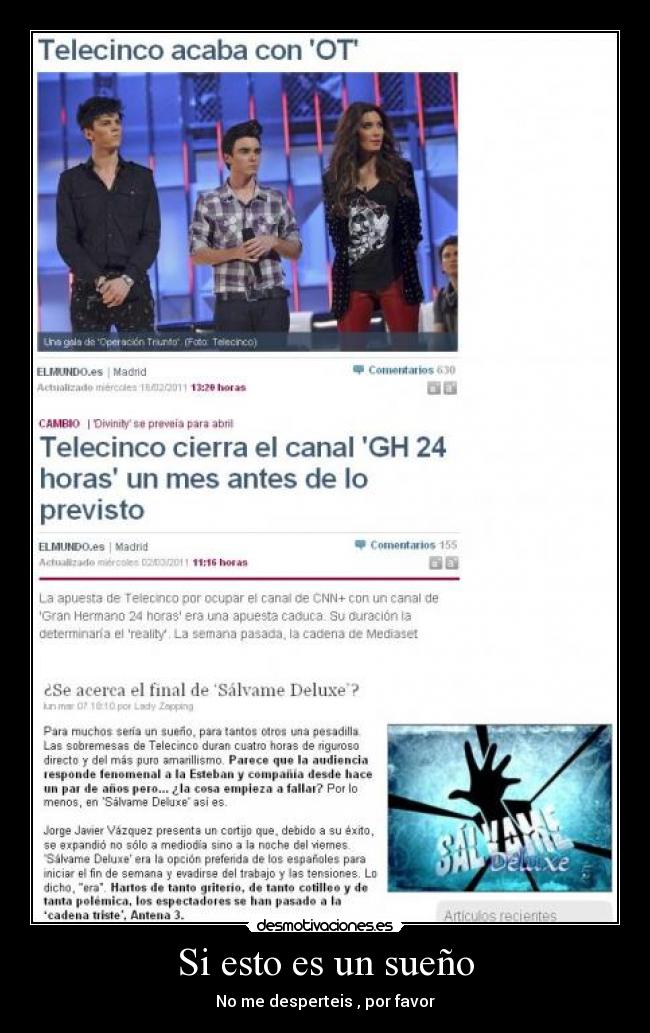 Si esto es un sueño -