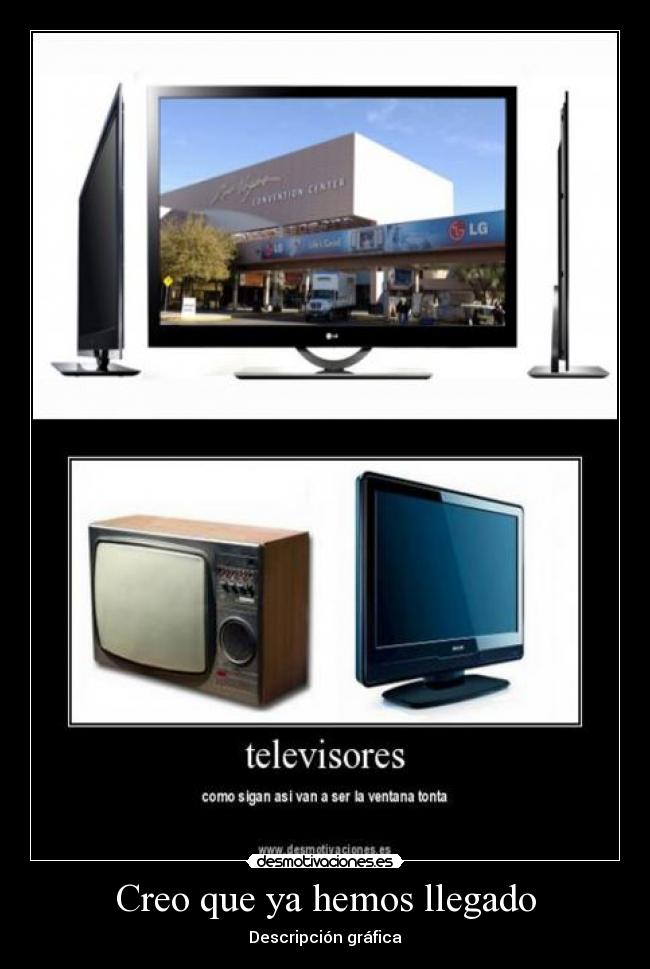 Creo que ya hemos llegado - Descripción gráfica