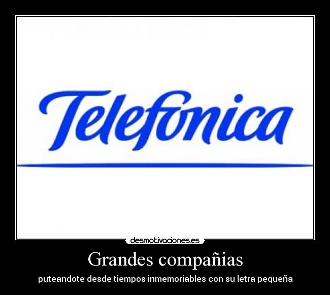 Grandes compañias -