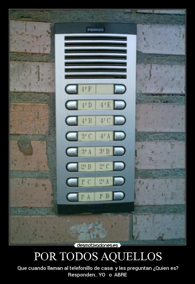 POR TODOS AQUELLOS -