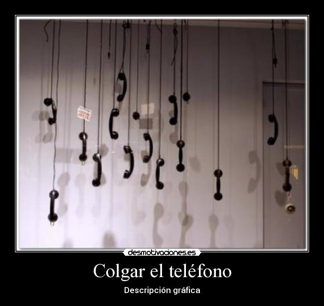 Colgar el teléfono -