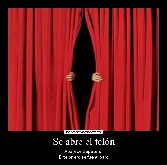 Se abre el telón -
