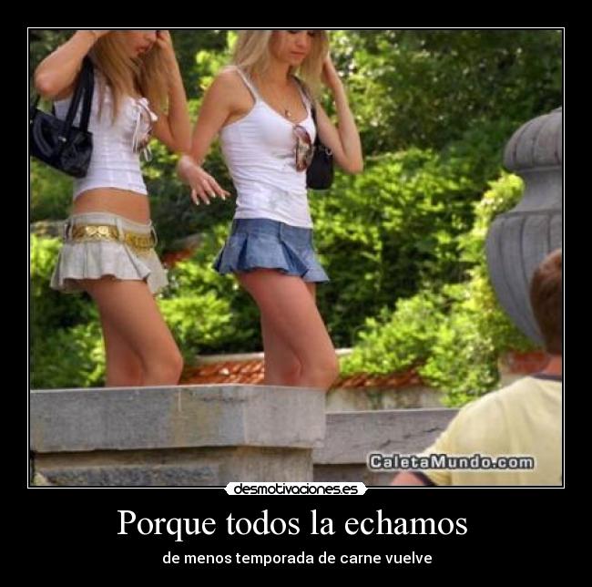 Porque todos la echamos  - 