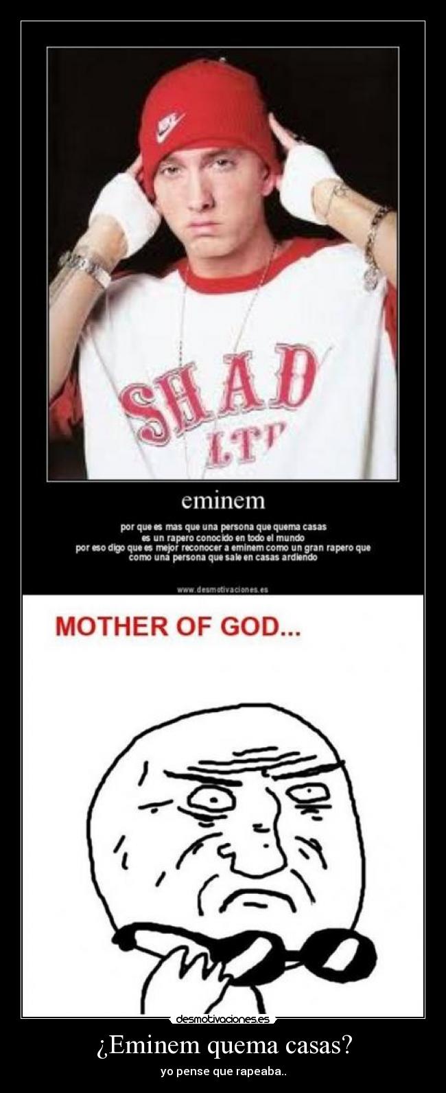 ¿Eminem quema casas? - 