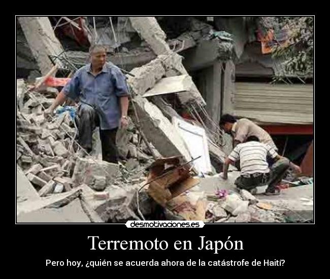 Terremoto en Japón -
