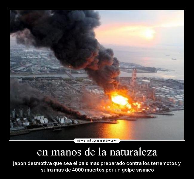 en manos de la naturaleza - 