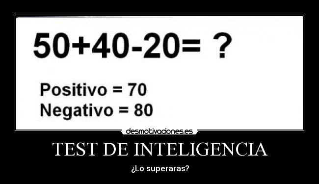 TEST DE INTELIGENCIA -